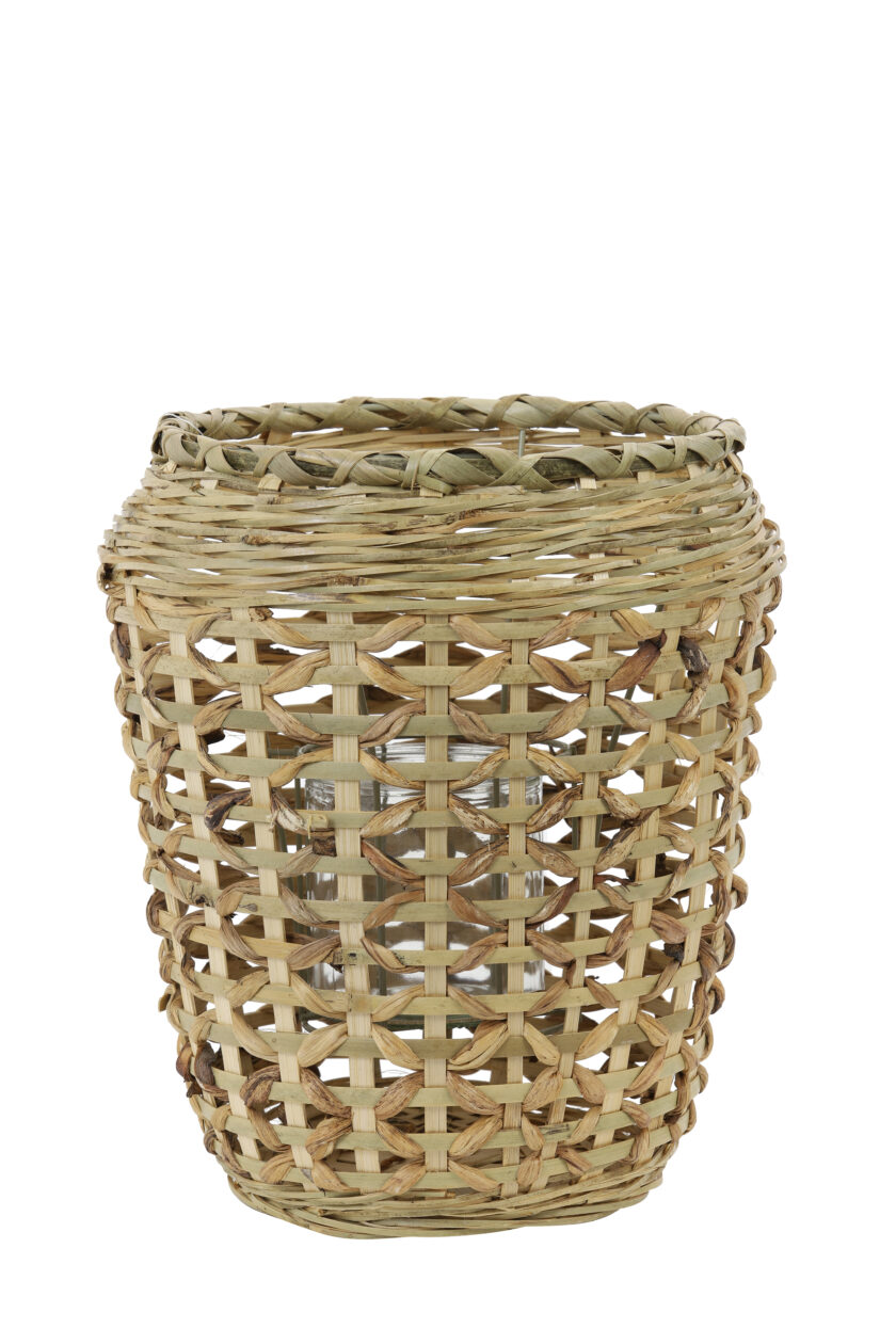 Wicker Hurricane Lantern