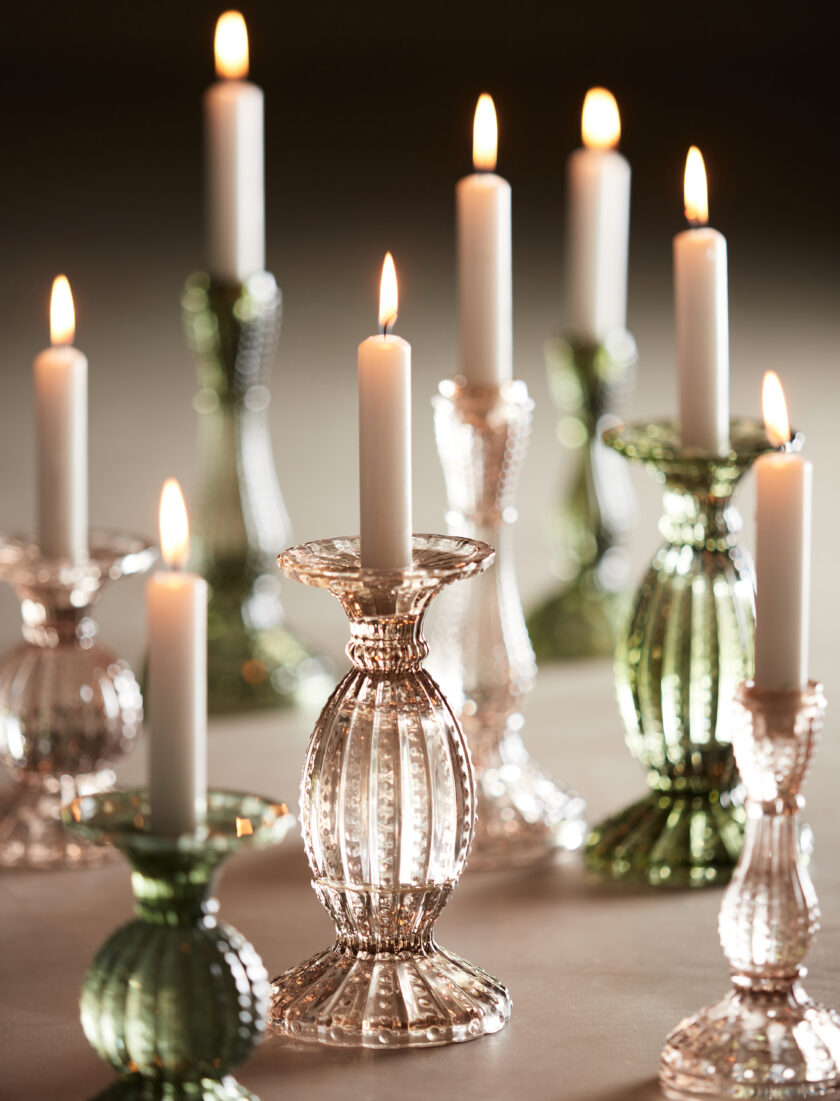 Glass Candle Holder - Image 3