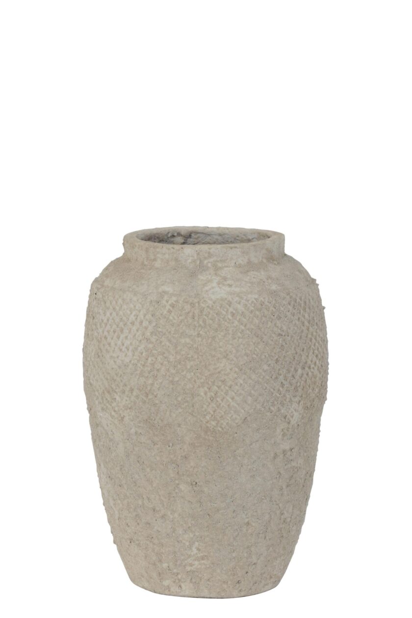 Vertas Cement Pot Vase - Image 3