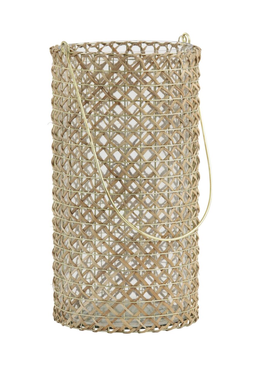 Rattan Hurricane Lantern