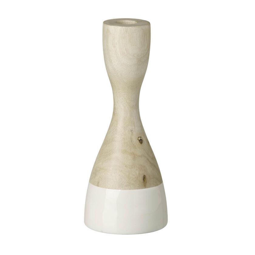 Bodie White Candle Holder