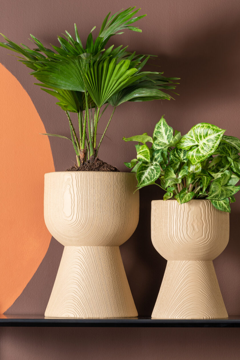 Plant pot Tam Tam Sand brown