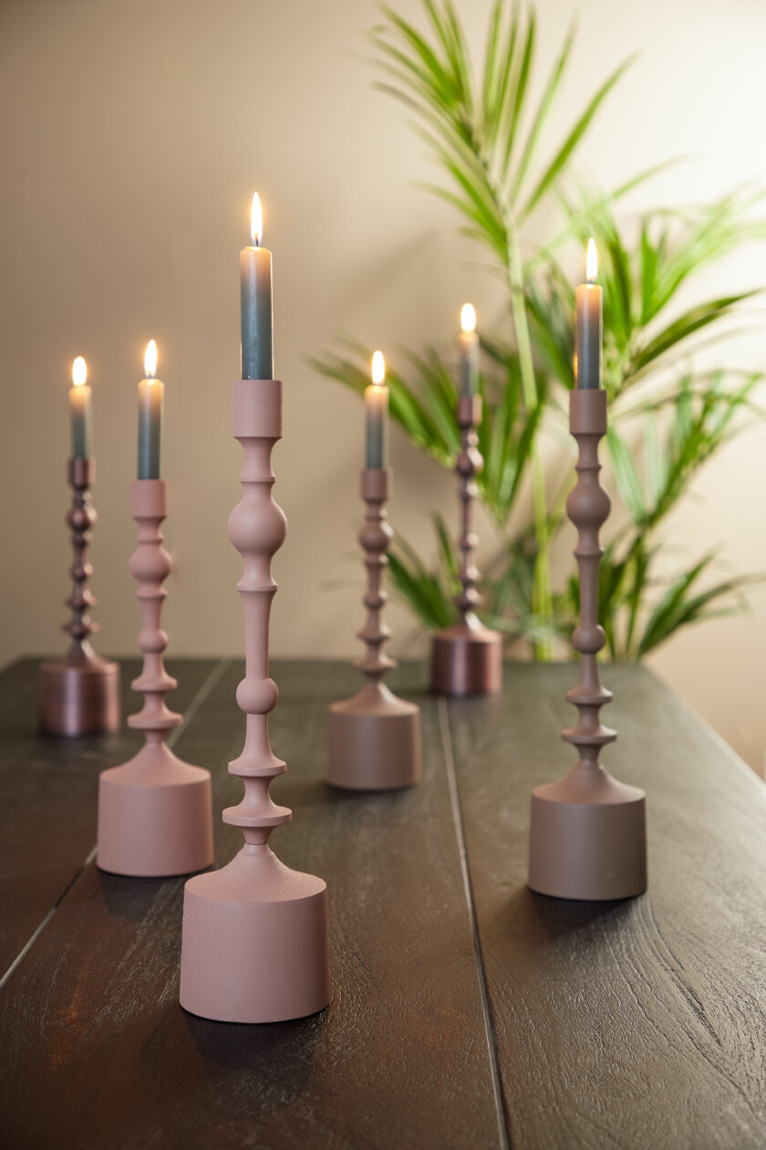 Sheva Pink Candle Holder - Image 3