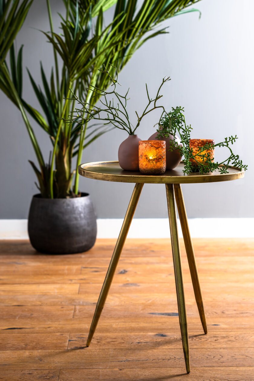 Antique Bronze Side Table Envira - Image 3