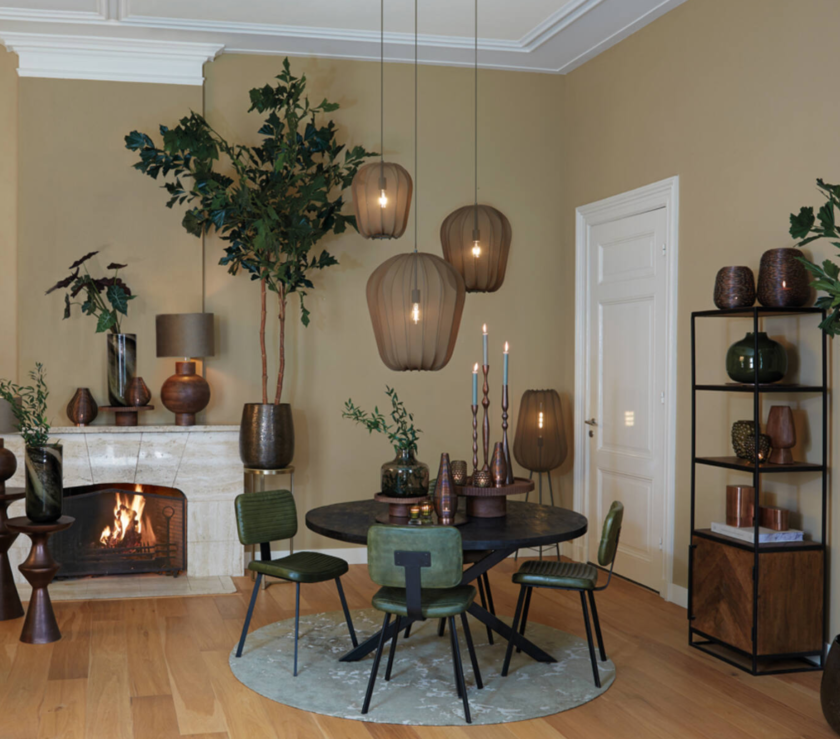 Plumeria Dark Green Floor Lamp - Image 8