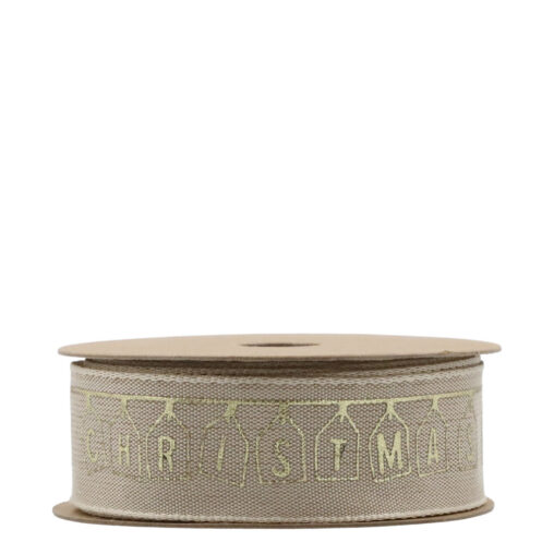 Ribbon with Merry Christmas