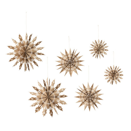 Star Ornament, Nature, FSC® Mix, Paper