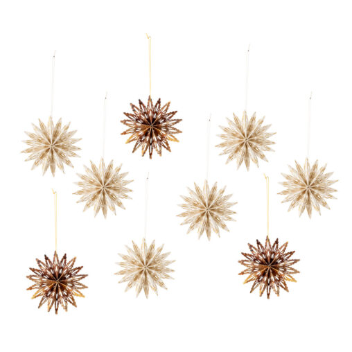 Star Ornament, Nature, FSC® Mix, Paper